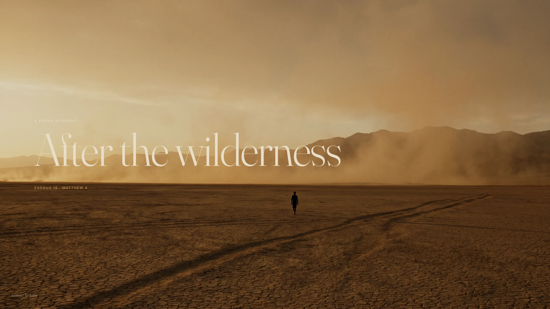 After the Wilderness — worship screen