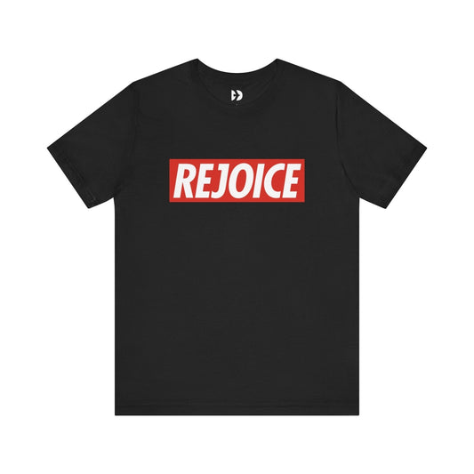 Rejoice Big Bar Tee - Domini Design Co